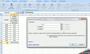 Tutoriel Excel 3 - Utiliser la fonction Prévision